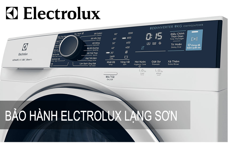 Bảo hành máy giặt Electrolux – Cam kết chất lượng dịch vụ và sự an tâm cho gia đình bạn