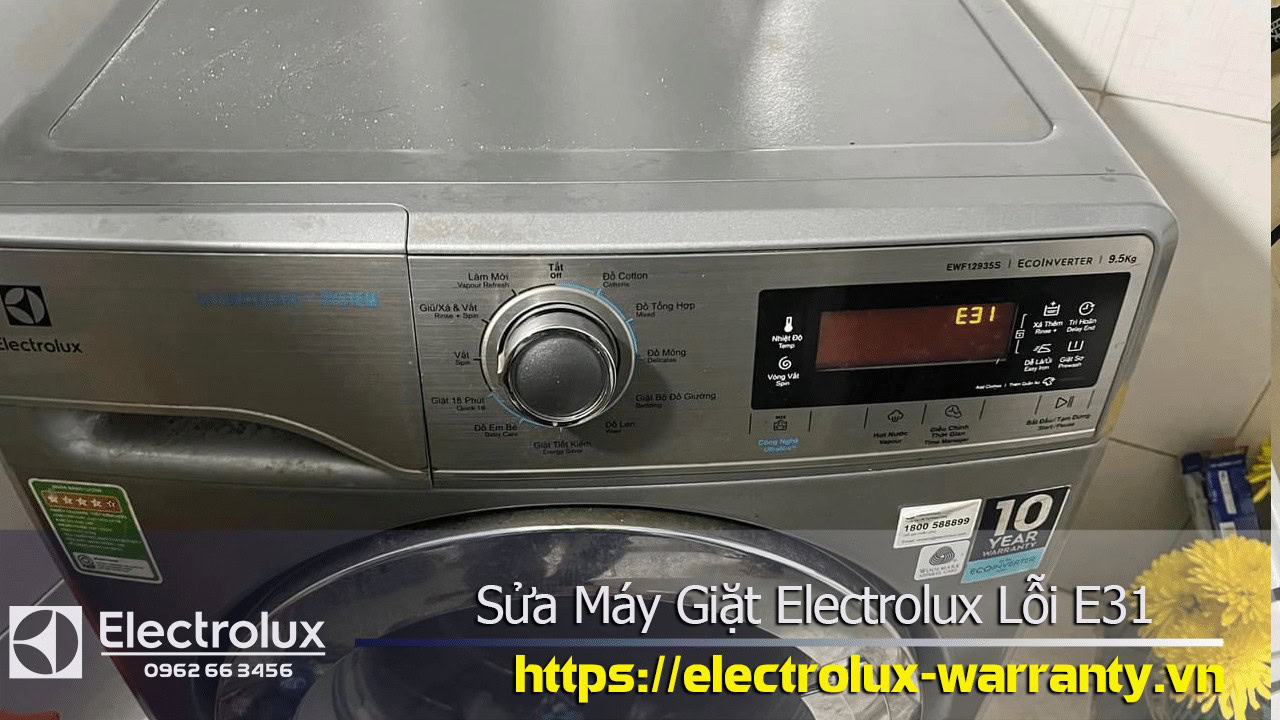Máy giặt Electrolux lỗi E40 - Nguyên nhân, cách sửa chữa & lời khuyên từ chuyên gia