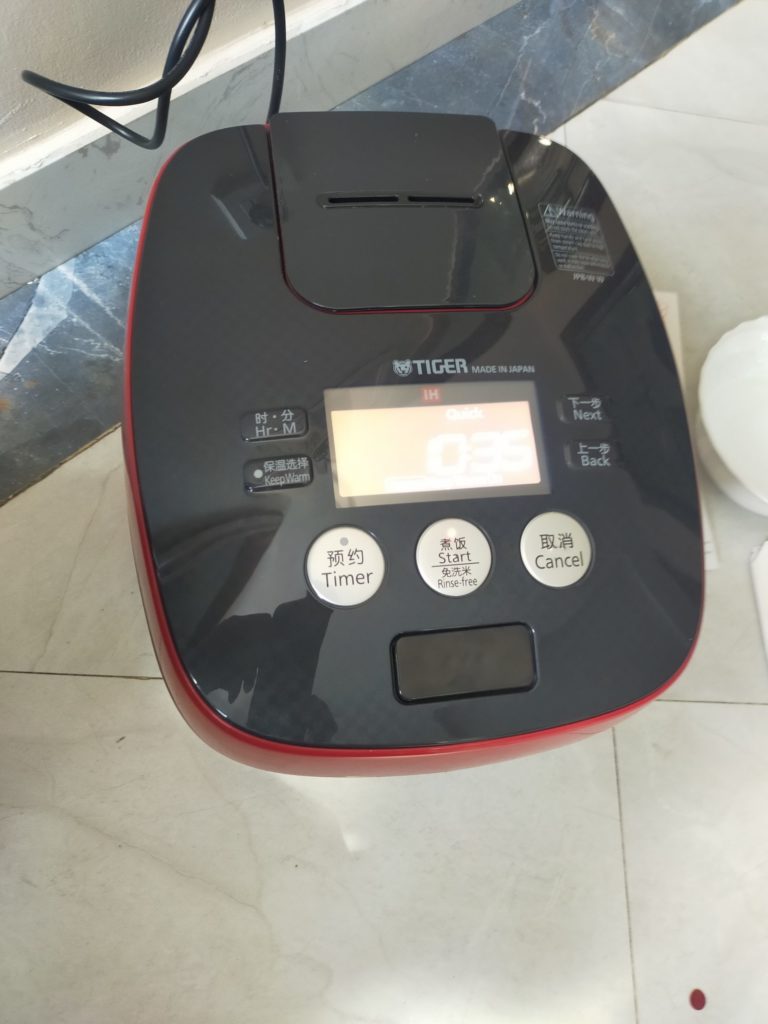 nồi cơm điện tiger mất nguồn