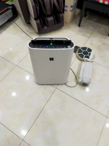 Sửa máy lọc không khí sharp nội địa Nhật cắm nhầm điện 220v