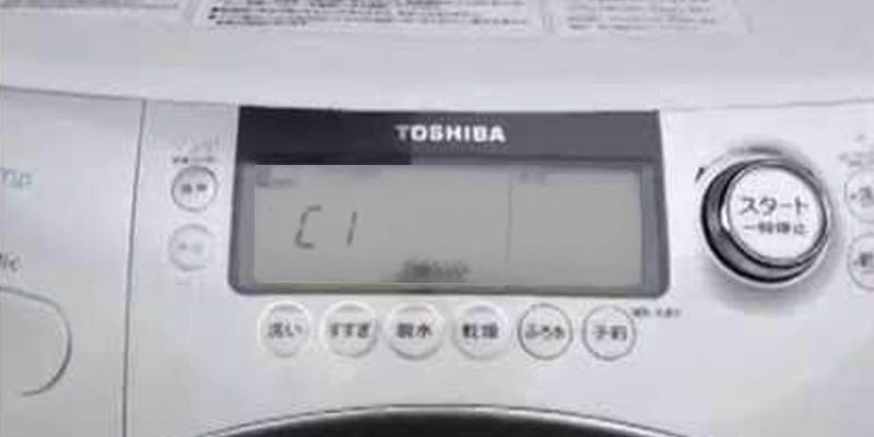 Sửa Máy Giặt Toshiba Nội Địa Nhật Bản Mã Lỗi C1