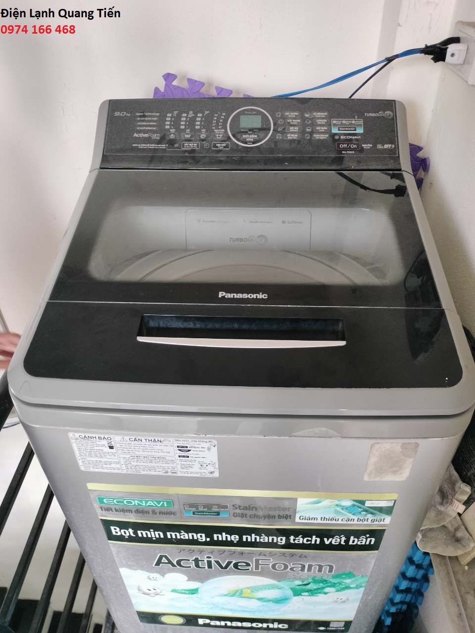 Sửa máy giặt Panasonic, National nội địa Nhật báo lỗi H50