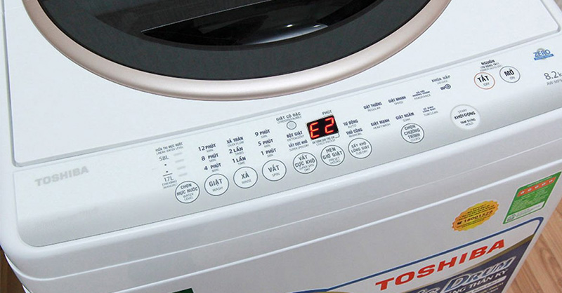 Sửa lỗi E22 máy giặt Toshiba nội địa Nhật tại nhà