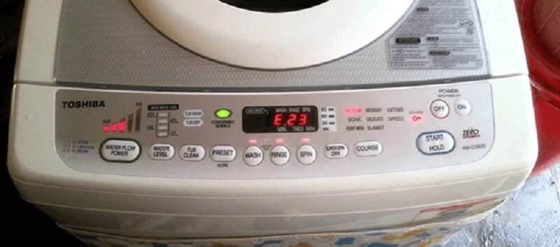 Sửa lỗi E53 máy giặt Toshiba nội địa Nhật