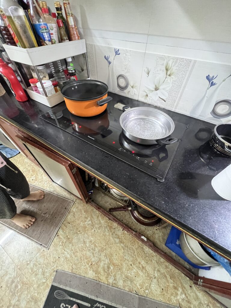 Sửa bếp từ panasonic nội địa nhật tại quốc oai , thạch thất - đt : 0986 611 024